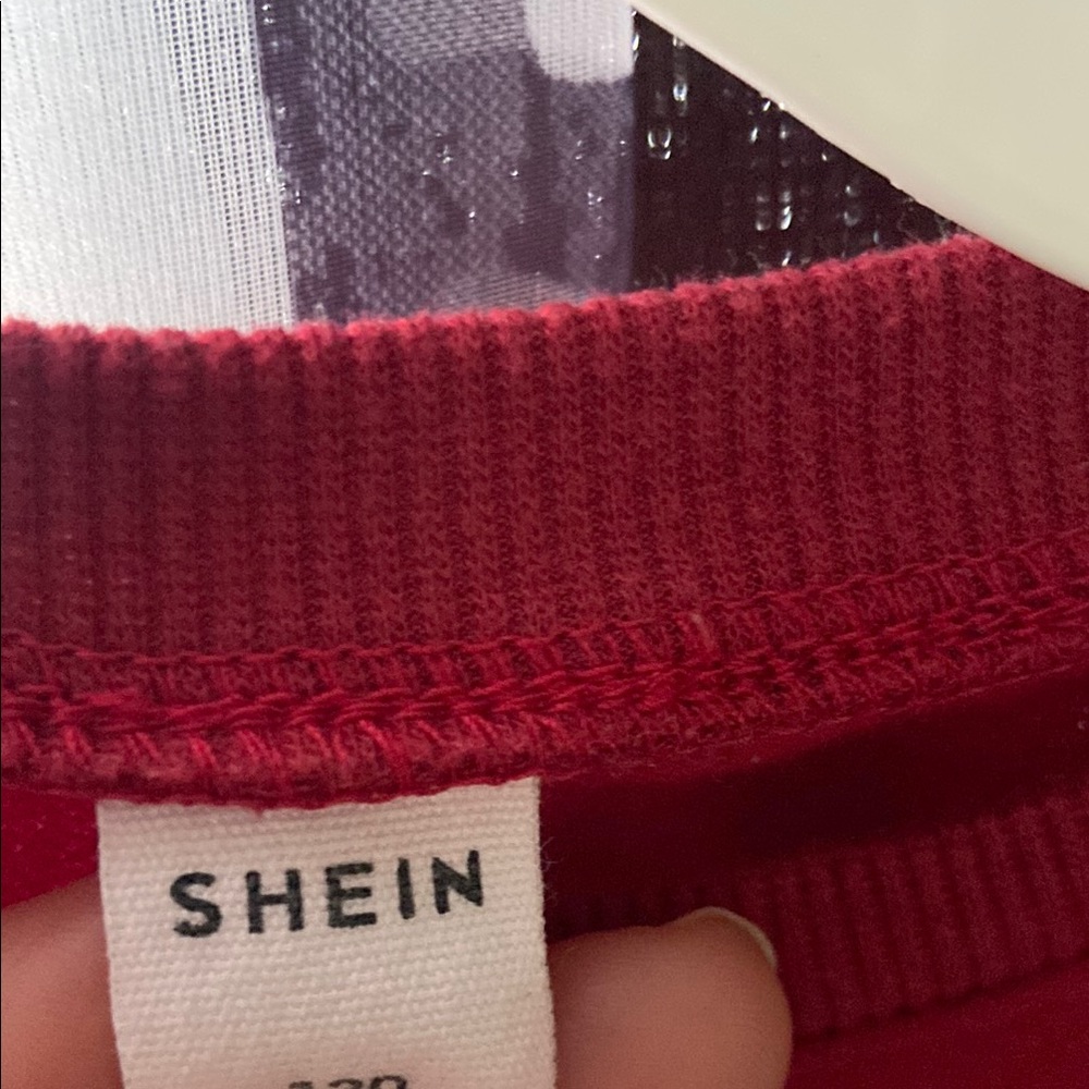 SHEIN Deep Red Knitwear